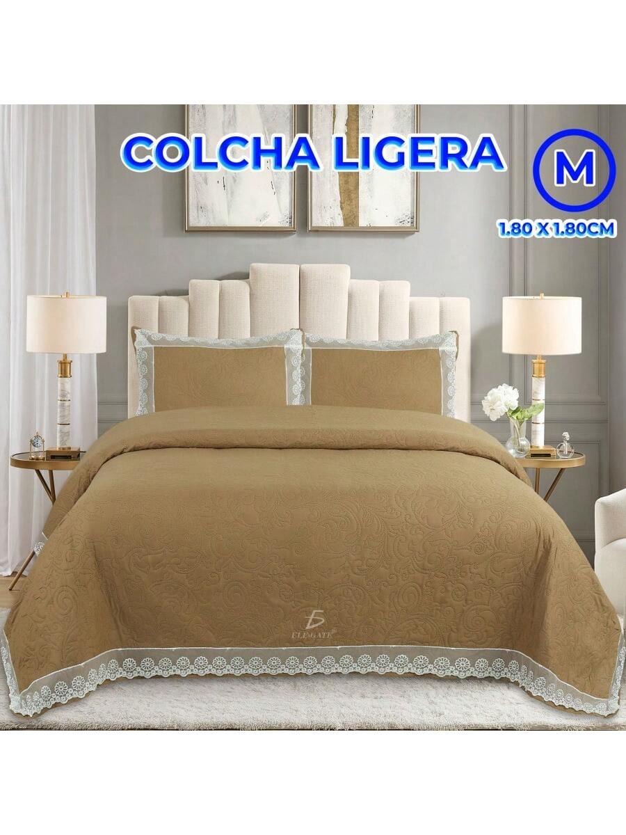 Conjunto de edredón y fundas de almohada de 3 pz