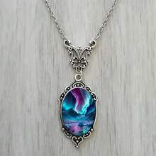 1pc Elegant Vintage Pendant Necklace, Suitable As Gift For Friends