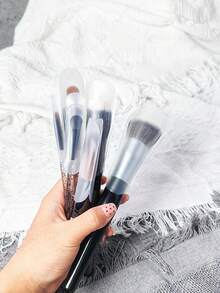 5pcs/10pcs/15pcs Makeup Brush Protector Set, Made Of Matte EVA Material, Dust-Proof And Odorless, Lightweight And Portable Design, Suitable For Eyeshadow Brush, Blush Brush, Contour Brush, Highlighter Brush, Etc. Available In 5 Sizes, 3pcs Per Size Or 1pc Per Style,Giveaways - Multicolor - View 8