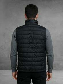 HPC POLO CHALECO PARA CABALLERO HOMBRE CASUAL BONITO, ligero, comodo - Negro - Ver 2