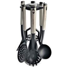 Przybory Kuchenne Zestaw 7 Elementów Ze Stojakiem, Nylon -Stal Kinghoff