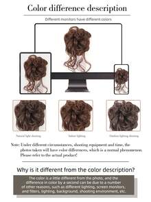 SHDanrtsey 长胡须发带，合成波浪发型发髻，长胡须，凌乱发带，发带