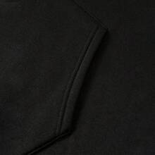 Edgar Allan Poe Literary Print Women's Hoodie With Pocket, Long Sleeve Drawstring Casual Sweatshirt - 黑色 - 查看 7