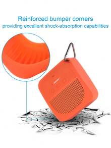 Silicone Case For SoundLink Micro Speaker, Portable Protective Cover With Strap, Silicone Protection, Soft Touch, Waterproof And Dustproof