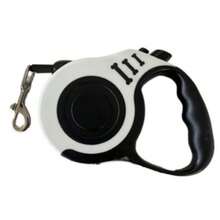 Retractable Leash 3/5 Meters Pets Dogs Cats Resistant With Lock Up To 11.33kg - trắng - Xem 5