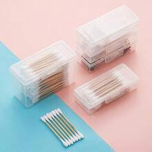1 Pack Of 8 Small Item Storage Boxes, Transparent Flip-Top Card Plastic Boxes, Cosmetic Sticks, Dental Floss, Toothpicks, Card Holder Film Storage Boxes. It's A Great Small Storage Box, Light And Compact