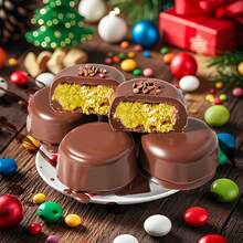 6/8/12 件套连续圆形巧克力蛋糕硅胶模具,不粘耐热可重复使用硅胶模具,适用于制作夹心饼干、煎饼、纸杯蛋糕、巧克力、布朗尼、布丁、果冻和其他圆柱形糖果巧克力涂层饼干,专业家用厨房烘焙模具,多功能烘焙配件,情人节巧克力蛋糕和甜点模具 - 彩色 - 查看 3