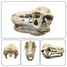 1pc Aquarium Decor Resin Dinosaur Skull, Reptile, Spider, Lizard, Snake Ornament For Fish Tank Landscaping (Small/Large)