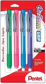 Pentel ZE21BPZ-4 Clic Erasers, Paquete de 4 - Blanco - Ver 4