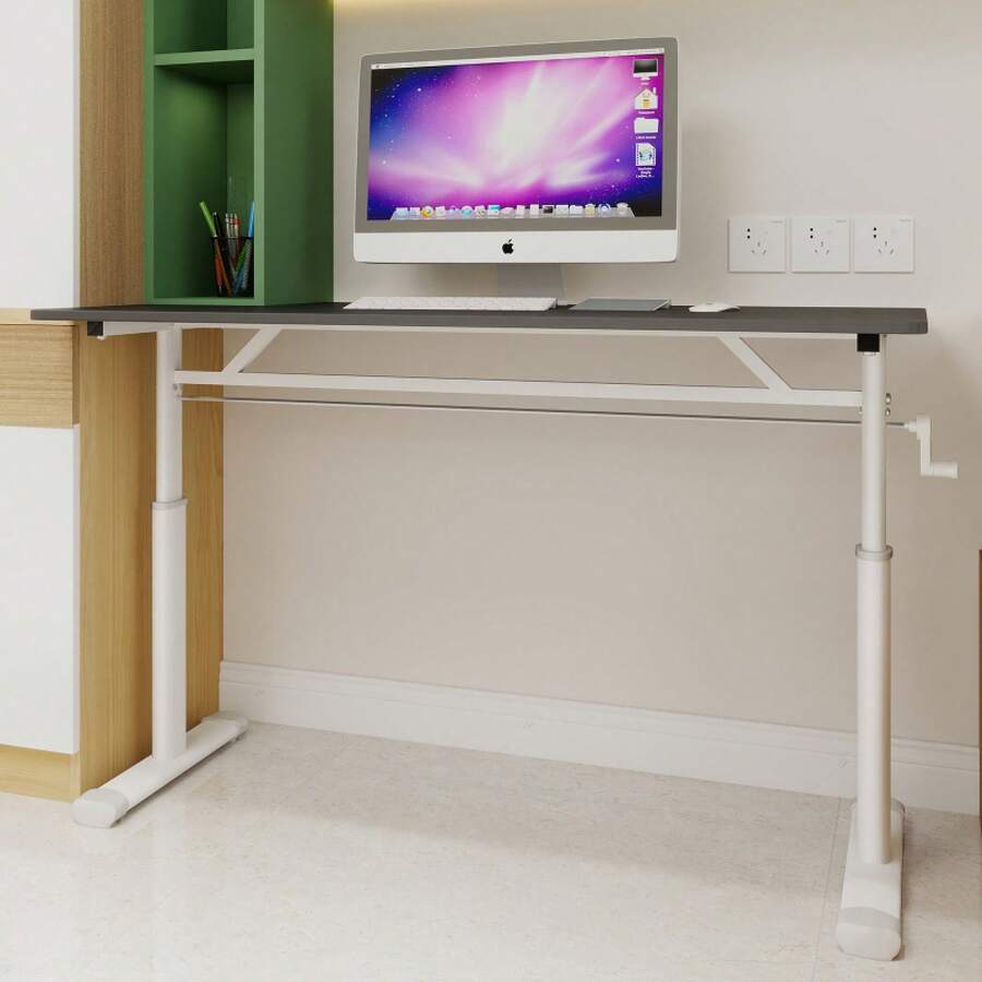 Kids Desks & Desk Sets - Gray + Metal & Wood+60*120 - View 1