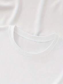 Playera camiseta gráfica dama mujer manga corta cuello redondo básica cómoda fresca ligera moderna juvenil estampado caballo sombrero vaquero cowboy cowgirl western flores flor floral acuarela - Blanco - Ver 3