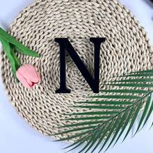 10/20厘米亚克力镜面墙贴，自带可移除字母：A-Z - 亚克力镜面层（带保护膜）+ 1厘米厚粘性泡沫背衬。双层设计营造3D效果；单层使用则呈现简约轮廓。非常适合定制姓名牌、办公室励志标语等。 - 黑色 - 查看 26