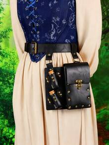 6PCS Medieval Alchemy Magic Potion Bottle Storage Nordic Style Cosplay Festival Props Atmosphere Dress Up Halloween