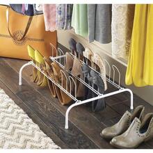 Zapatero de piso, 9 pares - Blanco - Ver 2