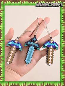 1 Stück Gedenkedition Regenbogen Licht aufladbare Diamantschwert Spiellicht, Minecraft Spiel Zubehör Geschenkmodell Schreibtischlampe, Pixel Themen Stil, RGB Nachtlicht Dekorationsartikel, Schlafzimmer/Wohnzimmer dekorative Wandleuchte mit Ladekabel, LED Nachtlicht, dekorative Umgebungsbeleuchtung, Schlafbegleiter Nachtlicht, kreative Lichtpendel, modernes neues kreatives Licht, Raumdekoration, perfektes Weihnachtsgeschenk