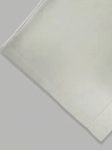 Pantalon large décontracté pour femmes, coupe ample jusqu'à la cheville avec décoration de boucle métallique, beige, automne/hiver