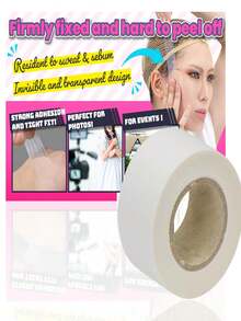 1 Roll/2 Rolls VECTill Face Lifting Tape, Makeup Slimming Invisible Small V-Line Tape, Lifting & Tightening Specialized Adhesive Tape - Multicolor - View 7