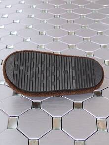 Mules femme à perles moelleuses avec semelle épaisse, convenant pour le port intérieur et extérieur