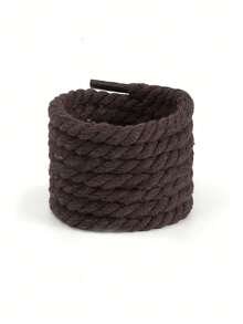 1双加粗绳鞋带，适用于宽圆粗鞋带，可替换运动鞋鞋带，绳状鞋带，面包鞋带，鞋子，春夏精选，伴娘礼物，房间，卧室装饰，海滩，旅行，男女皆宜，度假 - 彩色 - 查看 4