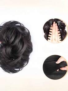 1pc Pompadour Hairstyle Hairpiece With Clips For Young Ladies With Flower-Shaped Top And High Crown For Increased Hair Volume And Decorative Accessory Winter Claw Clips Elegant Hair Clips Fashion Hair Clutch