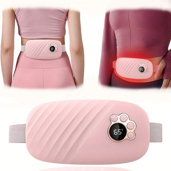 5000mAh Rechargeable Heating Massage Belt, Multi-Function Waist Massager With Temperature Control, Ideal Gift For Women