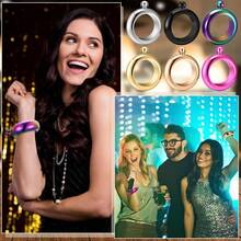 1pc Bangle Bracelet Wine/Alcohol 3.5 Oz Flask - Stainless Steel Creative Gift For Women