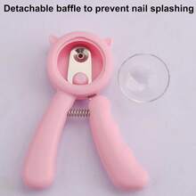 2pcs Stainless Steel Cat Nail Clipper, Anti-Splash Round Hole Pet Nail Trimmer