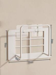 1/2 piezas Soporte para router, Estante de almacenamiento WiFi, Soporte de montaje, Soporte de montaje en pared. Caja de almacenamiento sin agujeros para decodificador. Suministros para el hogar - Multicolor - Ver 15
