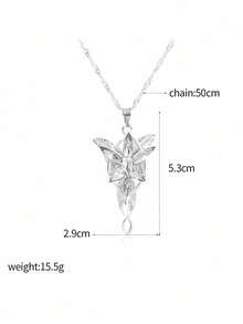 1Pc Arwen Evenstar Necklace Silver Color Crystal Pendant Necklaces For Women Girl Party Jewelry Gift Jewelry