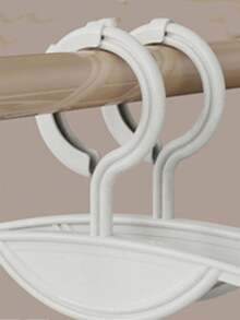 20 pièces de cintres courts gris aléatoires antidérapants, accessoire ménager essentiel