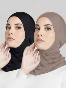 2pcs/Set Modal Breathable Multi-Color Elastic Neck Warmer, Balaclava, Neck Gaiter, Headband