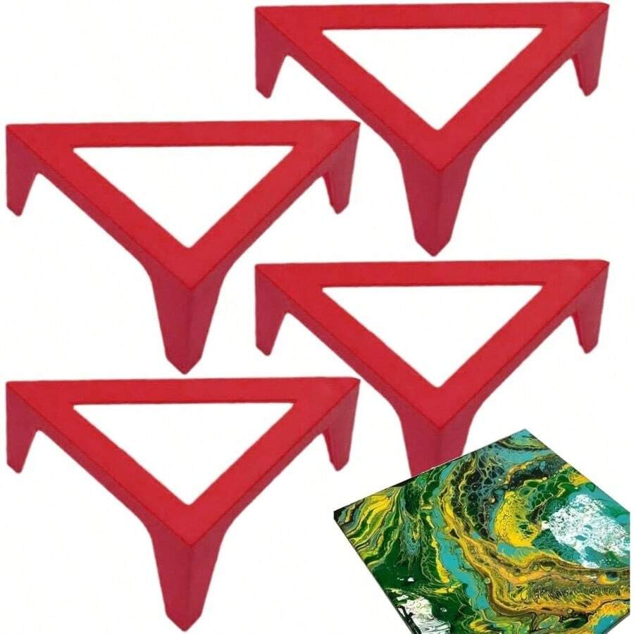 Canvas Stands Paint Pouring, Pouring Paints Painter Stand, Paint Pouring Support Stands, Convenient Painting Bracket, Paint Pouring Art Tools, Adjustable Canvas Stands, Art Supplies Beginners, - inicial - Ver 1