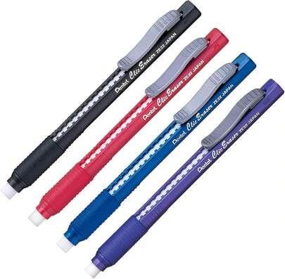 Pentel ZE21BPZ-4 Clic Erasers, Paquete de 4