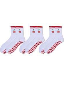 1/3/4/7 زوج جوارب يوغا وبيلاتيس احترافية للنساء مع وظيفة مانعة للانزلاق، جوارب يوغا مكشكشة، جوارب رياضية غير قابلة للانزلاق، مناسبة للباليه والرقص