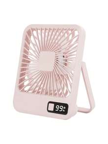New Desktop/Wall-Mounted USB Fan, Portable Desk Fan For Home, Dorm, Bedroom - 粉色 - 查看 8
