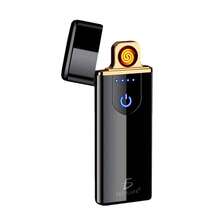 Mechero plasma eléctrico USB con indicador de batería - Blanco - Ver 1