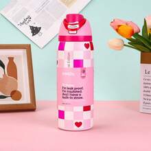 Insulated Stainless Steel Water Bottle With Straw, Sports Water Bottle, Great For Travel, 24oz/32oz - Nhiều màu - Xem 22