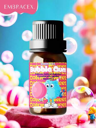 EMBRACEX. 10ml 泡泡糖香水精油香薰精油芦苇扩散油女士香水甜味持久香水油汽车香薰泡泡糖香水适用于扩散器蜡烛香水礼物