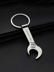 1/5/10/20/50pcs Personalized Bottle Opener, Customizable Text, Creative Wrench Keychain, Portable Keychain, For Father's Day, Christmas, Birthdays, Weddings, Anniversaries, Unique Gift For Friends, Family, Guests Colleagues.