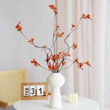 3 Pieces, Artificial Banyan Leaves, Long Stems - Great For Flower Arranging, Home Office - Can Be Used As Vase Fillers And Bouquets - Perfect Home Decor, Office Decor, Mother's Day Gift, Valentine's Day, Easter Gift Decoration, Various Table Decorations