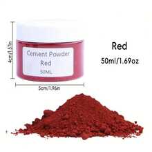 Pigmento en polvo de hormigón DIY, 48g - Colorante a base de agua para yeso, resina epoxi artesanías y joyería, disponible en 12 colores vibrantes, polvo de pigmento de color - Multicolor - Ver 19