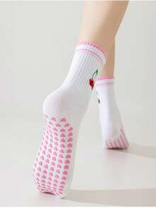 1/3/4/7 زوج جوارب يوغا وبيلاتيس احترافية للنساء مع وظيفة مانعة للانزلاق، جوارب يوغا مكشكشة، جوارب رياضية غير قابلة للانزلاق، مناسبة للباليه والرقص