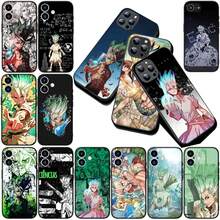 Cover Compatible With Apple  16 11 15 Pro Max 7 8 16E ProMax + 16+ 15+ 8Plus Flexible Case Ishigami Senkuu Dr Stone Phone Case Compatible With  17 Case,  17 Pro Case,  17 Pro Max Case
