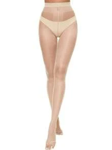 1/3/6 đôi quần tất nữ có quai giữ chân, độ dày 10D, hở ngón chân, legging trong suốt. - Nhiều màu - Xem 9