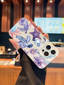 Creative Cartoon Cute Turtle Style Phone Case With Full TPU Soft Silicone For IPhone X/XS, XSMAX 11, 11PRO, 11PROMAX, 12, 12PRO, 12PROMAX, 13, 13PRO, 13PROMAX, 14, 14PR0, 14PROMAX, 14PLUS, 15, 15PR0, 15PROMAX, 15PLUS, 16, 16PR0, 16PROMAX, 16PLUS SE4/16E (Coded SE4), 12MINI, 13MINI, 17, 17AIR, 17PR0, 17PROMAX, For Galaxy S22, S22ULTRA, S23, S23ULTRA, S24, S24ULTRA, S25, S25EDGE, S25ULTRA, And S25PLUS - 白色 - 查看 5