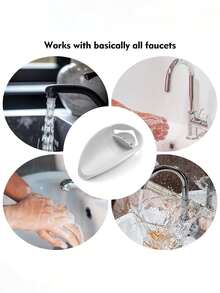 2pcs Faucet Extender With Adjustable Splash Guard, Suitable For Kitchen And Bathroom, Prevents Water Splashing, Home Bathroom Accessories, Bathroom Decor, Home Supplies - Multicolor - View 7