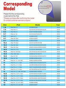 Ốp bảo vệ trong suốt bằng acrylic, tương thích với chức năng ngủ/thức của iPad, tương thích với iPad và máy tính bảng, ốp bảo vệ xoay 360 độ, tương thích với iPad Mini 4/5/6 (9.7 inch) và iPad (10.2 inch), iPad Air 4/5/6 (10.9 inch), phù hợp với iPad thế hệ thứ 10, khung chất liệu TPU mềm, tương thích với iPad thế hệ thứ 10, iPad Pro (11 inch), iPad Air (11 inch, M2), iPad Air (13 inch) và iPad Pro (11 inch, M4) - Màu xanh hải quân - Màu xanh hải quân - Xem 8