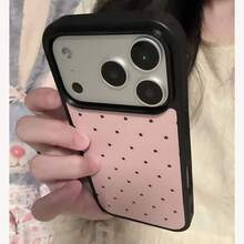 Protective Case Compatible With Iphone 17 Pro Max Air 16, 15 Plus, 14, 13, 12, 11, XS Max, Cute Ins Star Pink Design Pattern, Compatible With Magsafe, Shock Resistance, Anti-Scratch Properties, And A Non-Yellowing Transparent Finish - màu đen - Xem 2