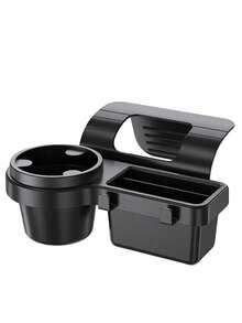 1pc Car Cup Holder Drink Holder Side Door Window Phone Slot Hanging Storage Rack Organizer For Vehicle Car Interior Parts - Multicolor - View 6