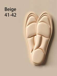 1 paire de semelles intérieures en mousse à mémoire de forme 5D - Respirantes, amortissantes, avec un soutien rembourré. Conception ergonomique pour la course, la marche et le port décontracté. Confort universel pour hommes et femmes, confort de marche, design de semelle intérieure élégant, matériau de semelle intérieure durable